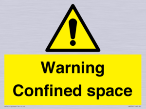 Warning Confined space